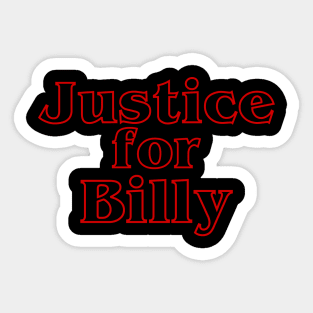 Billy design Sticker